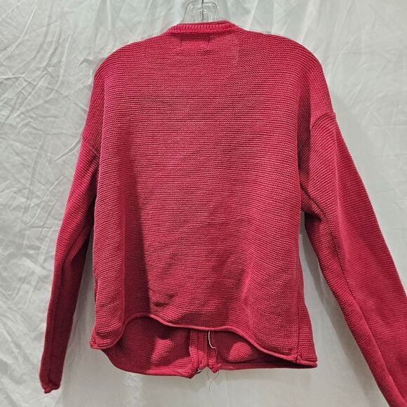 Vintage 80s 90s red christmas winter holiday knit sweater - Picture 2 of 3